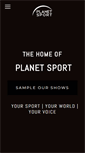 Mobile Screenshot of planetsport.tv